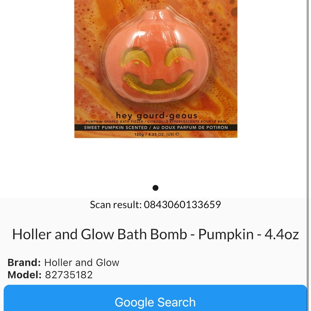 Pumpkin Bath Bomb - Orange